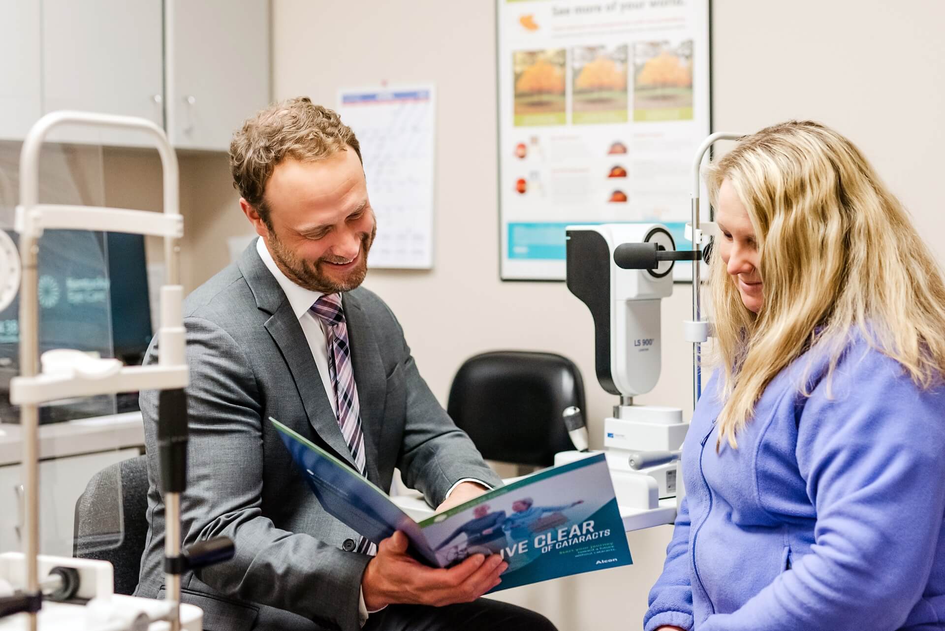 Doctor reviewing treatment options with patient